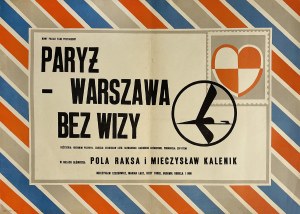 conçu par Lech ZAHORSKI (1923-1993), Paris-Varsovie sans visa, 1967