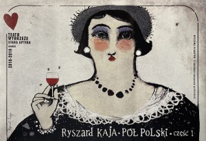 proj. Ryszard KAJA (1962-2019), Ryszard Kaja. Pół Polski, część 1, Wystawa plakatów z kolekcji Cezarego Niedziółki, Teatr Wybrzeże, 2019