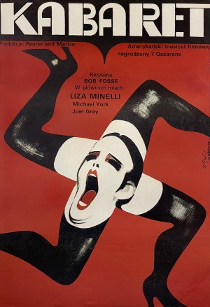 proj. Wiktor GÓRKA (1922-2004), Cabaret. Autographed poster.