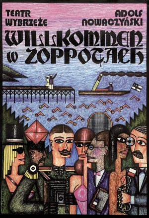 proj. Andrzej KRAJEWSKI (1933-2018), Willkommen w Zoppotach, Teatr Wybrzeże, 2011