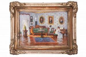 Bronisława Rychter-Janowska, Przy pianinie, XX w.