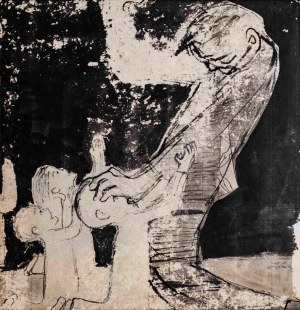 Zdzisław Lachur, Błaganie z cyklu Getto, 1953