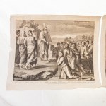 Lot of four etchings 18th century of different sizes and subjects. State of conservation: stains and blooms., Lot of four etchings 18th century of different sizes and subjects. State of conservation: stains and blooms.