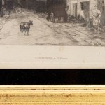 Lot of five multiples on paper with different subjects and sizes 19th/20th century in frame. State of preservation: overall good, small stains and blemishes., Lot of five multiples on paper with different subjects and sizes 19th/20th century in frame. Sta