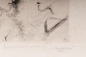 Studium głów marynarzy wielokrotne na papierze 21 x 24,5 cm sygnowane i zatytułowane w ramie. Stan zachowania: bardzo dobry, Studium głów marynarzy wielokrotne na papierze 21 x 24,5 cm sygnowane i zatytułowane w ramie. Stan zachowania: bardzo dobry