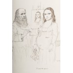 The Mystery of the Mona Lisa, Multiple on Paper 45 x 30 cm sygnowany, tytuł w ramie. Stan zachowania: bardzo dobry, The Mystery of the Mona Lisa, Multiple on Paper 45 x 30 cm signed, titled in frame. Stan zachowania: bardzo dobry