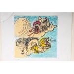 Untitled, multiple on paper 32 X 31 cm signed and numbered 41/100 in frame. Condition: very good, broken glass, Untitled, multiple on paper 32 X 31 cm signed and numbered 41/100 in frame. Condition: very good, broken glass