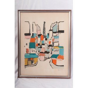 Untitled multiple on paper 64 x 50 cm signed and numbered 34/99 in frame. State of preservation: very good, Untitled multiple on paper 64 x 50 cm signed and numbered 34/99 in frame. State of preservation: very good