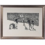 Lot of fourteen multiples on paper with different subjects and sizes, framed, signed and numbered on the front. Condition: excellent, except for one sheet with broken glass., Lot of fourteen multiples on paper with different subjects and sizes, framed, si