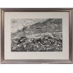 Lot of fourteen multiples on paper with different subjects and sizes, framed, signed and numbered on the front. Condition: excellent, except for one sheet with broken glass., Lot of fourteen multiples on paper with different subjects and sizes, framed, si