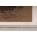 Untitled, multiple on paper 30 x 45 cm signed, dated, numbered 33/200 in frame. State of preservation: very good, Untitled, multiple on paper 30 x 45 cm signed, dated, numbered 33/200 in frame. State of preservation: very good