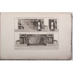 The theatre of Herculaneum 1783 sheets 55 x 83 cm by Francesco Piranesi for his majesty Gustav III of Sweden. Project in 10 sheets with front cover. Condition: very good, corner of the lower right margin worn, The theatre of Herculaneum 1783 sheets 55 x 8