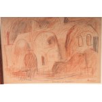 Basilica of Maxentius 20th century Pencil on paper, 23.5 x 34 cm signed in frame. State of preservation: very good, Basilica of Maxentius 20th century Pencil on paper, 23.5 x 34 cm signed in frame. State of preservation: very good