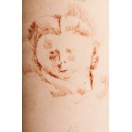 Child&#39;s head 1946 Ink on paper, 26.5 x 16.5 cm signed, dated in frame. State of preservation: very good, Child&#39;s head 1946 Ink on paper, 26.5 x 16.5 cm signed, dated in frame. State of preservation: very good