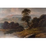 Lot of two landscapes late 19th early 20th century oil painting on canvas 38.5 x 51 cm in frame State of preservation: good, Lot of two landscapes late 19th early 20th century oil painting on canvas 38.5 x 51 cm in frame State of preservation: good