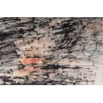 Untitled Mixed media on paper 12 x 19 cm signed in frame. With authentication from the G. Omiccioli works archive State of preservation: very good, Untitled Mixed media on paper 12 x 19 cm signed in frame. With authentication from the G. Omiccioli works a
