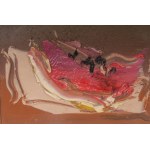Untitled oil painting on board 20 x 25 cm signed in frame. With authentication on photo by the artist. State of preservation: very good, Untitled oil painting on board 20 x 25 cm signed in frame. With authentication on photo by the artist. State of preser