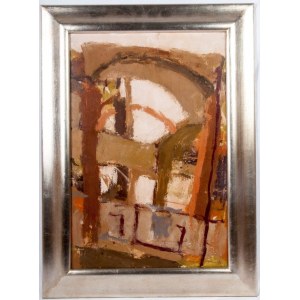 Untitled oil painting on canvas 95 x 60 cm signed in frame. State of preservation: very good, Untitled oil painting on canvas 95 x 60 cm signed in frame. State of preservation: very good