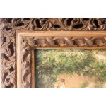 Chiaia steps late 19th century early 20th century oil painting on copper 30 x 23 cm signed in frame. State of preservation: very good, Chiaia steps late 19th century early 20th century oil painting on copper 30 x 23 cm signed in frame. State of preservati