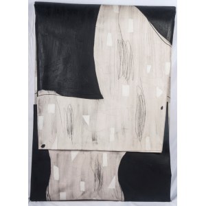 Folded painting 2003 Mixed media on folded canvas 126 x 86.5 x 12 cm Archived at Dante Vecchiato srl State of preservation: very good, Folded painting 2003 Mixed media on folded canvas 126 x 86.5 x 12 cm Archived at Dante Vecchiato srl State of preservati