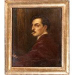 Self portrait 1918 Oil on canvas 70 x 50 cm Signed and dated lower right: T. Corbella, 1918. State of preservation: good., Self portrait 1918 Oil on canvas 70 x 50 cm Signed and dated lower right: T. Corbella, 1918. State of preservation: good.
