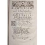 Works of St. John of the Cross leather binding, two-tone work by Angelo Geremia Venice 1748 State of preservation: good, minimal stains on the surface of the sheets, Works of St. John of the Cross leather binding, two-tone work by Angelo Geremia Venice 17
