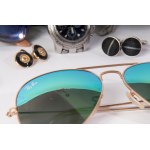 Lot of seven objects: second half of the 20th century three Ray-Ban sunglasses, a Trollbeads bracelet, a Sector no Limits quartz wristwatch and two pairs of metal cufflinks., Lot of seven objects: second half of the 20th century three Ray-Ban sunglasses, 