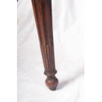 Lot of four chairs 19th century 95 x 55 x 42 cm with seat and backrest in Vienna straw, truncated conical leg. State of preservation: one broken leg., Lot of four chairs 19th century 95 x 55 x 42 cm with seat and backrest in Vienna straw, truncated conica