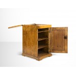 Pair of French Empire Style Walnut Night Tables Late 19th century Wood 79 x 59 x 48 cm Condition: Good, wear consistent with age and use. Located in the warehouse in Rome, Pair of French Empire Style Walnut Night Tables Late 19th century Wood 79 x 59 x 48