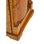 Pair of French Empire Style Walnut Night Tables Late 19th century Wood 79 x 59 x 48 cm Condition: Good, wear consistent with age and use. Located in the warehouse in Rome, Pair of French Empire Style Walnut Night Tables Late 19th century Wood 79 x 59 x 48