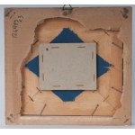 Lot of three engraved silver plaques signed by: second half of the 20th century 3 x 4.5 cm plaquettes Brindisi, Cassinari and Sassu in the frame State of preservation: good, Lot of three engraved silver plaques signed by: second half of the 20th century 3