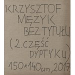 Krzysztof Mężyk (ur. 1984), Bez tytułu (dyptyk), 2017