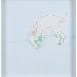 Iza Tarasewicz (ur. 1981, Białystok), Bez tytułu (Dziecko i pies 2), 2007/2008