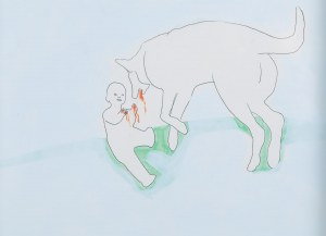 Iza Tarasewicz (ur. 1981, Białystok), Bez tytułu (Dziecko i pies 2), 2007/2008
