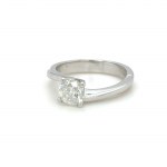 RING IN WHITE GOLD 3.93 GR NATURAL WITH DIAMONDS - RNG40904