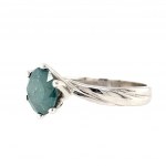 GOLD RING WITH 2.15 CT BLUE INT. DIAMOND - R127