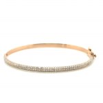 BRACELET IN 14K ROSE GOLD 13 GR WITH DIAMONDS - DH-B268