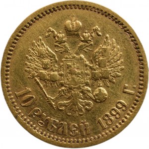 Rusko, Mikuláš II. 1894-1917, 10 rubl 1899 FZ