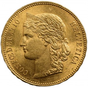 Suisse, République, 20 francs 1895 B