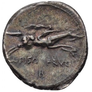 L. Calpurnius Piso Frugi, 90 př. Kr., AR denár