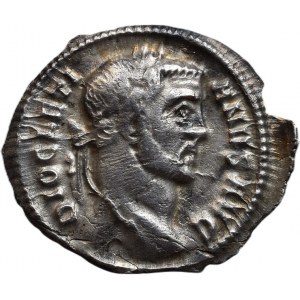 Diocletian 284-305, AR Argenteus, minc. Řím