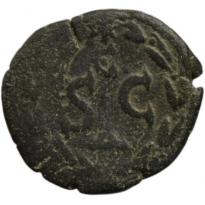 Diadumedian 218, AE 19 as minc.Antiochie