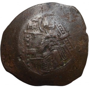 Manuel I., Comnenus 1143-1180, usurpátor Kypru, billion aspron trachy, Sear 1990/1995, neznámá kyperská mincovna
