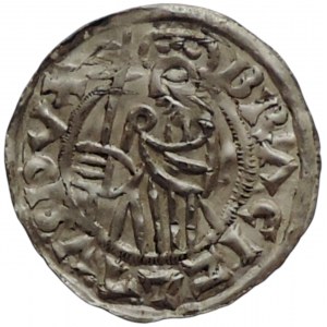 Břetislav I. 1034-1035, denár Cach 317