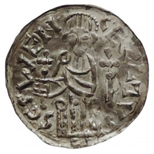 Břetislav I. 1034-1035, denár Cach 317