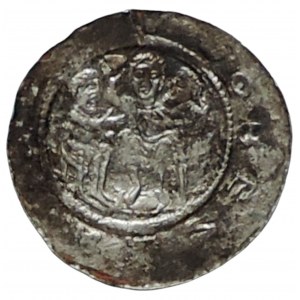 Soběslav a Václav, o r. 1126, denár Cach 495, VP 192