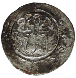 Soběslav a Václav, o r. 1126, denár Cach 495, VP 192