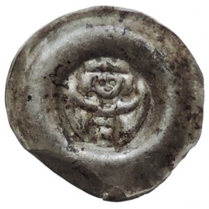 Přemysl Otakar II. 1253-1278, malý brakteát moravský Cach 969