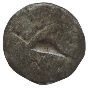 Louis Jagiellon 1516-1526, small penny, one-sided b.l. R-L-P Smolík IV/54