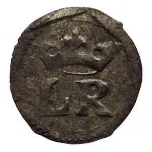 Louis Jagiellon 1516-1526, Vratislav-City, penny crowned LR/Czech lion